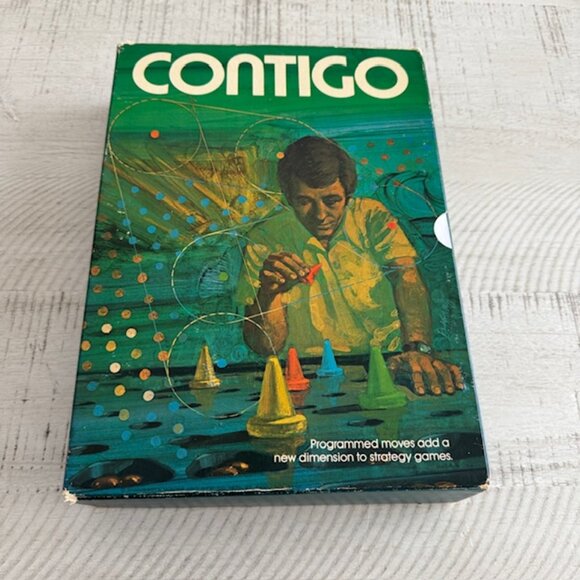 Vintage 1974 3M Bookshelf Game Contigo - Picture 1 of 10